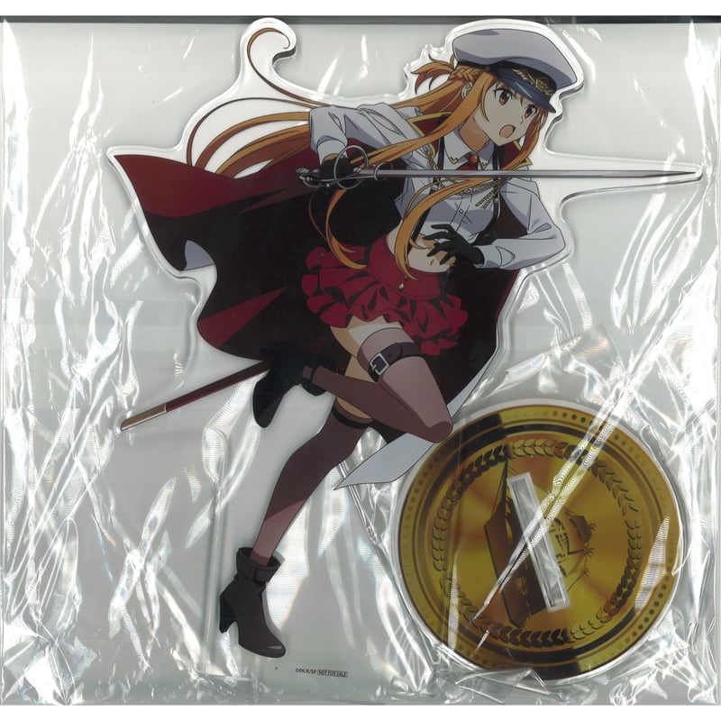 SAO 有楽町マルイ2023 抽選会B賞 アスナ 警察 特大アクリルフィギュア ソードアートオンライン マルイ B賞 特大アクリルフィギュア 怪盗 警察