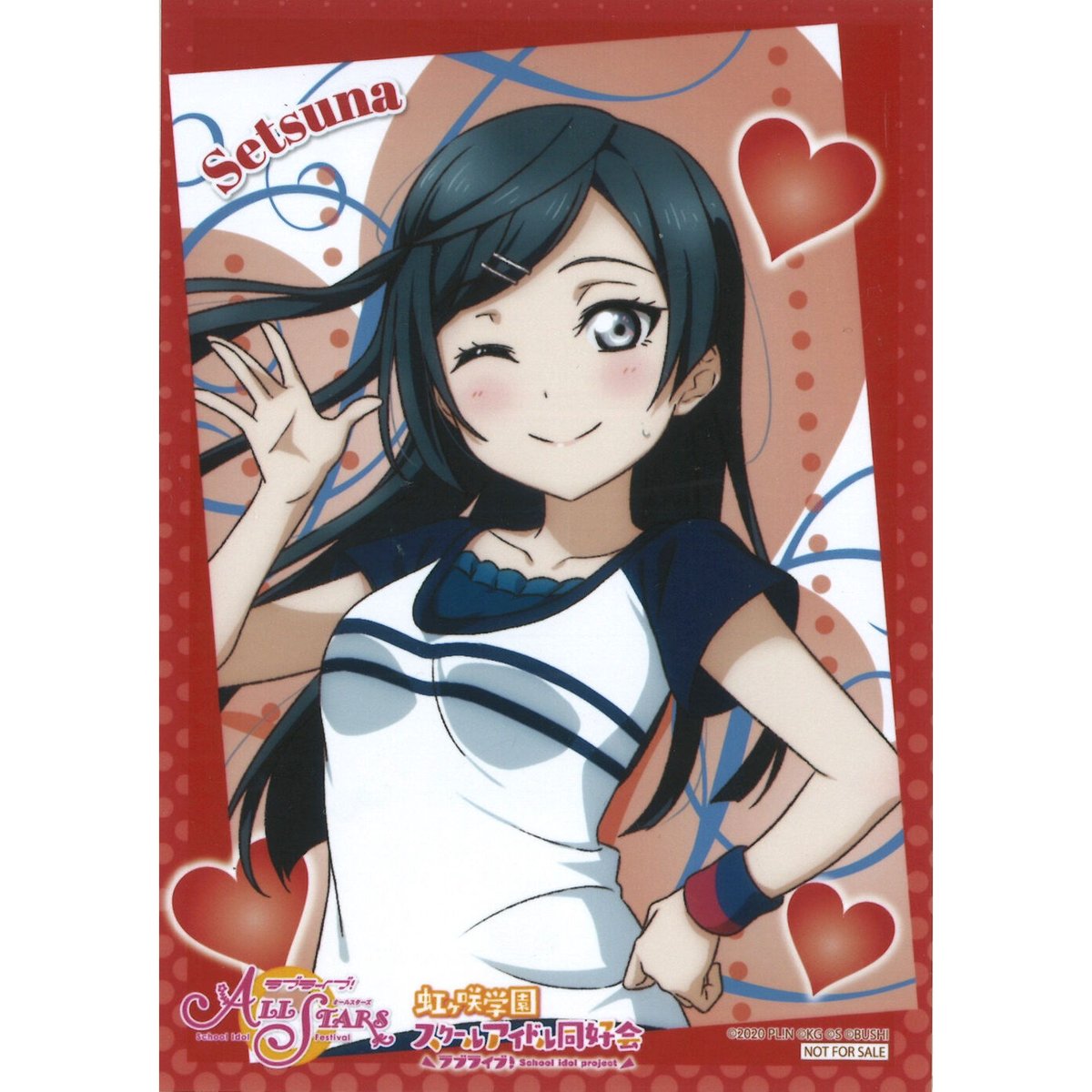 ラブライブ 虹ヶ咲学園スクールアイドル同好会 優木せつ菜　非売品 ブロマイド ラブライブ！虹ヶ咲学園スクールアイドル同好会 ブロマイド 優木せつ菜