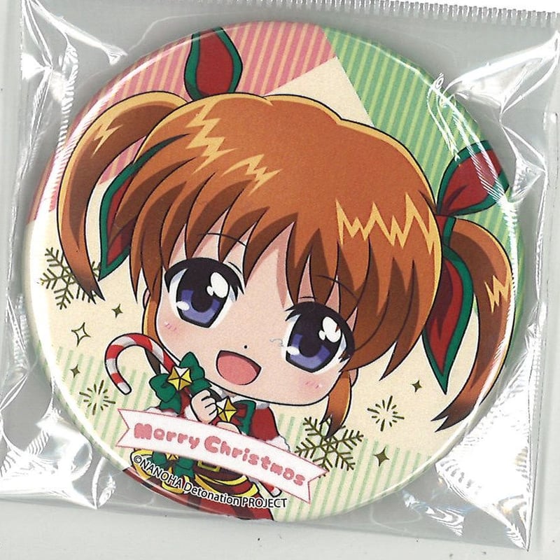 魔法少女リリカルなのは 缶バッジクリスマスver. 高町なのは | K-BOOKS