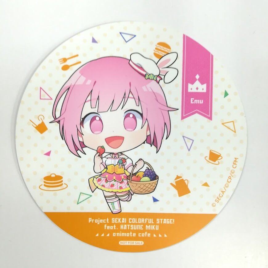 プロジェクトセカイ 鳳えむ コースター アニメイトカフェ | K