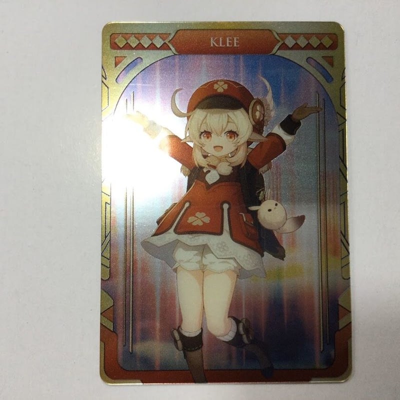 原神 クレー メタルカード（※細かい初期キズがある場合が御座います
