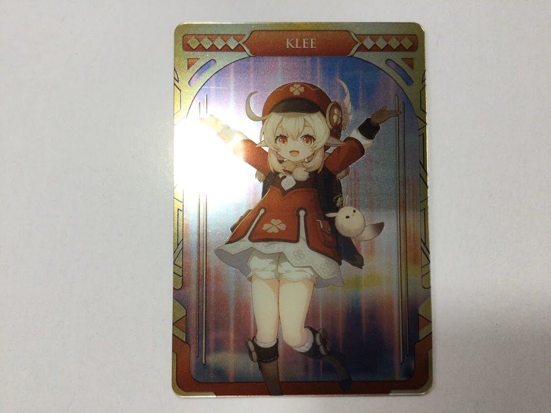 原神　クレー　メタルカード 原神 クレー メタルカード（※細かい初期キズがある場合が御座います