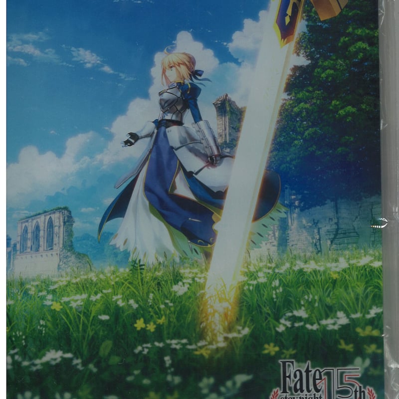 Fate セイバー キービジュアル TYPEMOON展 15周年の軌跡