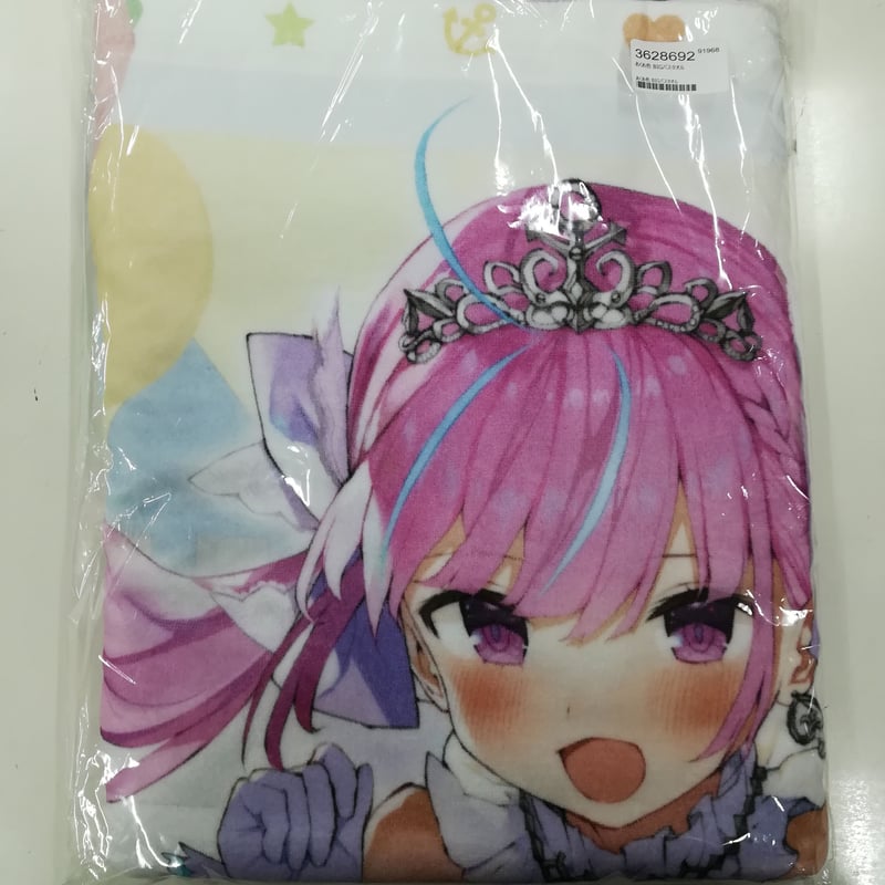 ホロライブ湊あくああくあ色BIGバスタオル