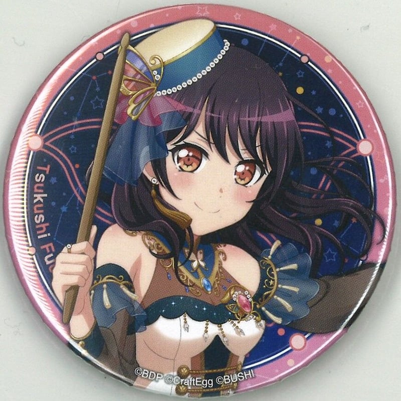 二葉つくし 缶バッジ BanG Dream! （バンドリ！） 缶バッジ 二葉つくし | K-BOOKS 秋葉原
