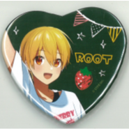 すとぷりStrawberry Summer!! 夏の苺文化祭!! ハート型缶バッジ るぅと