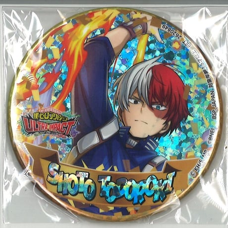 ・僕のヒーローアカデミア ホログラム缶バッジ～ULTRA IMPACT～ 轟焦凍