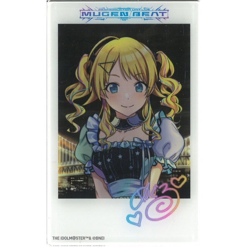 シャイニーカラーズ 八宮めぐる アクリルカード MUGEN BEAT 対