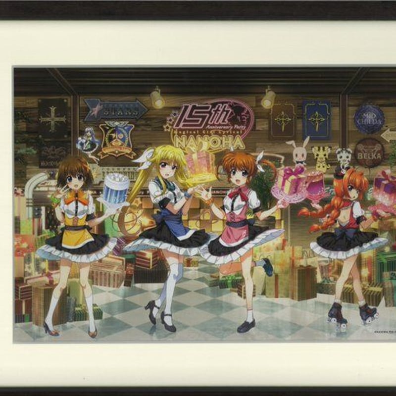 魔法少女リリカルなのは 15th 複製原画 なのは&フェイト&はやて