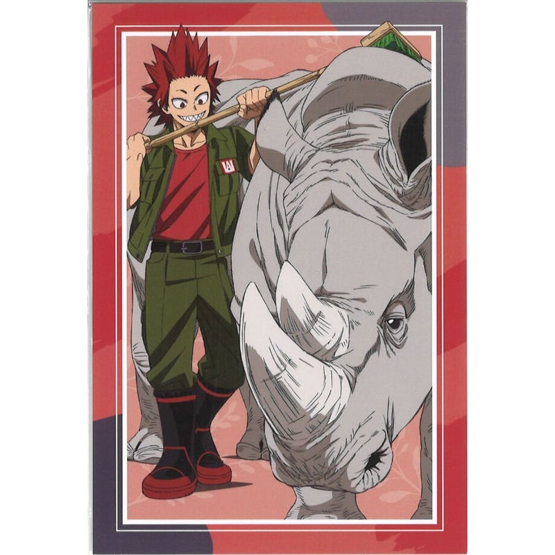 僕のヒーローアカデミア×東武動物公園 コラボ入園券特典 ポストカード