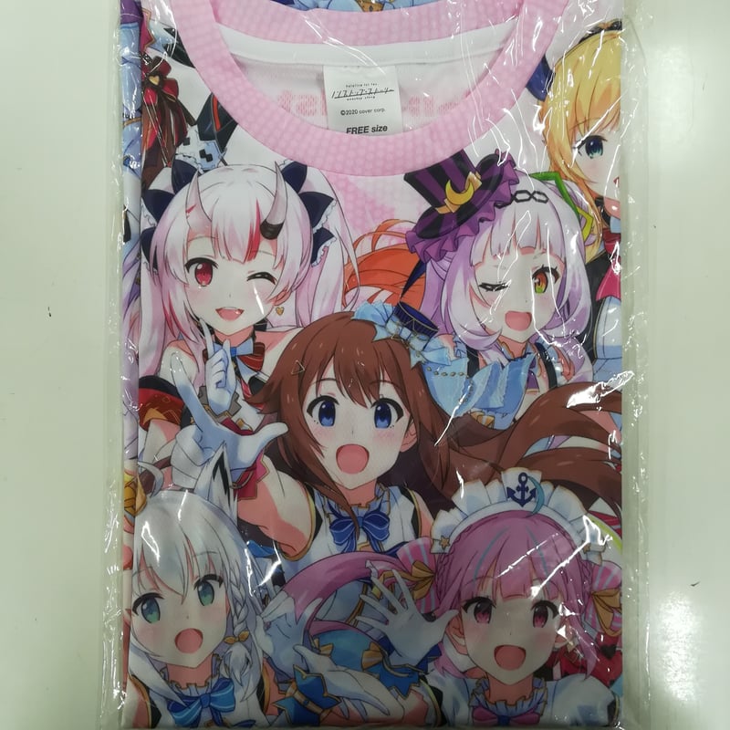 ホロライブ　ノンストップストーリー　Tシャツ ホロライブ ノンストップ・ストーリー オフィシャルフルグラTシャツ