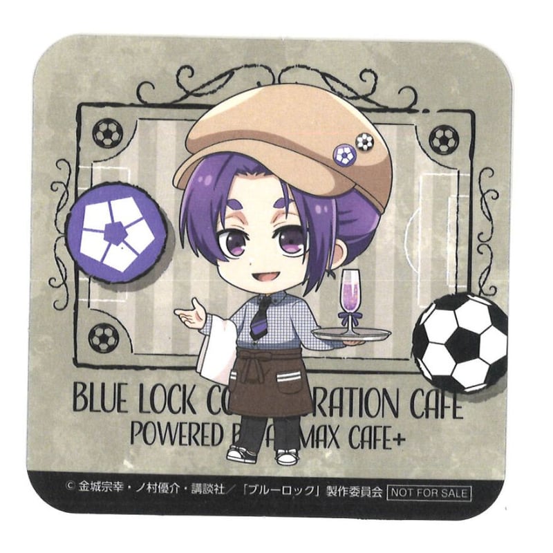 ブルーロックカフェ in AnimaxCafe+ 特典コースター 御影玲王(SD