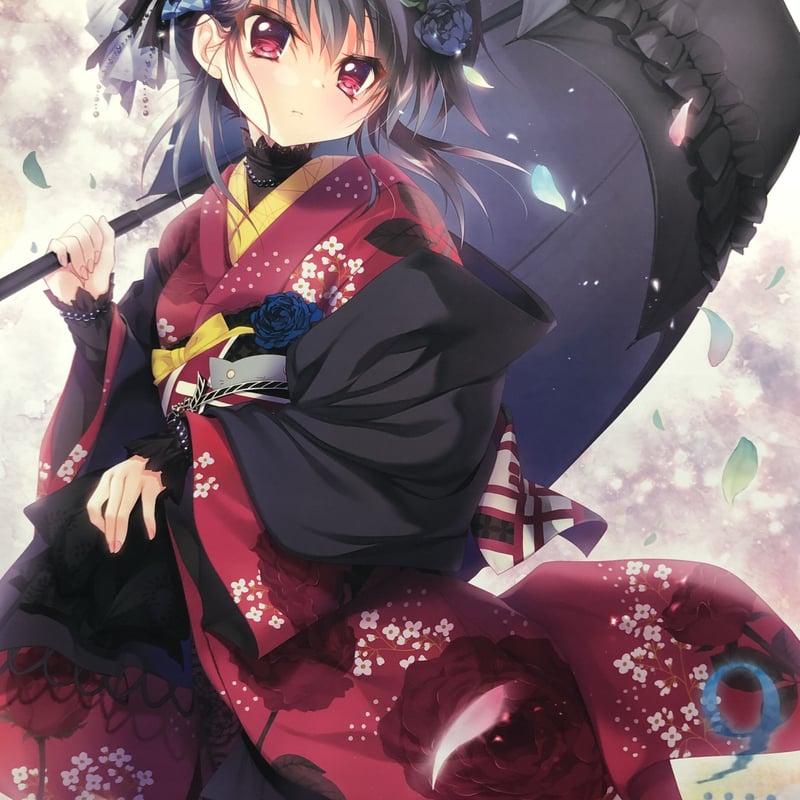 9-nine- 希亜 着物B1タペストリー | K-BOOKS 秋葉原