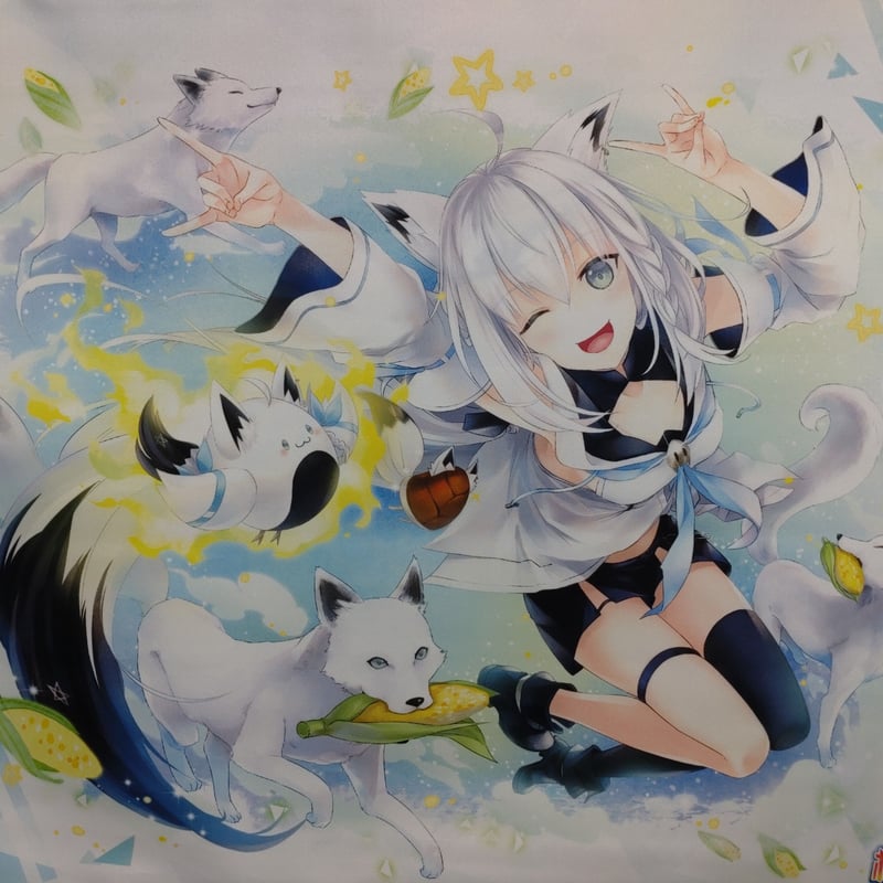 ホロライブ 白上フブキ ラクガキキングダム タペストリー | K-BOOKS 秋葉原