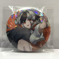 温泉むすめ 秘密基地限定コラボ かみのやま庵缶バッジ（立ち絵Ver
