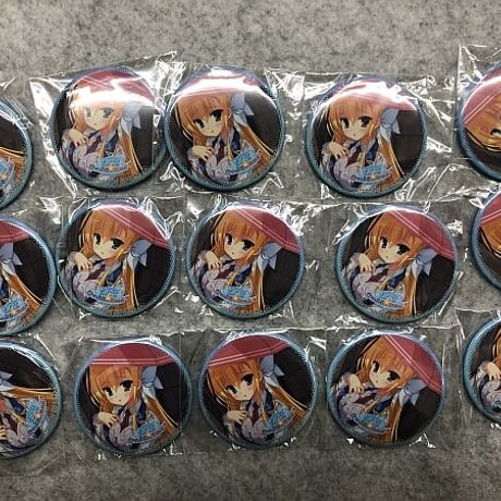 ゆずソフト　兼元灯里　のーぶる☆わーくす　缶バッジ 兼元 灯里 缶バッジ ゆずソフト のーぶるわーくす 美少女ゲーム