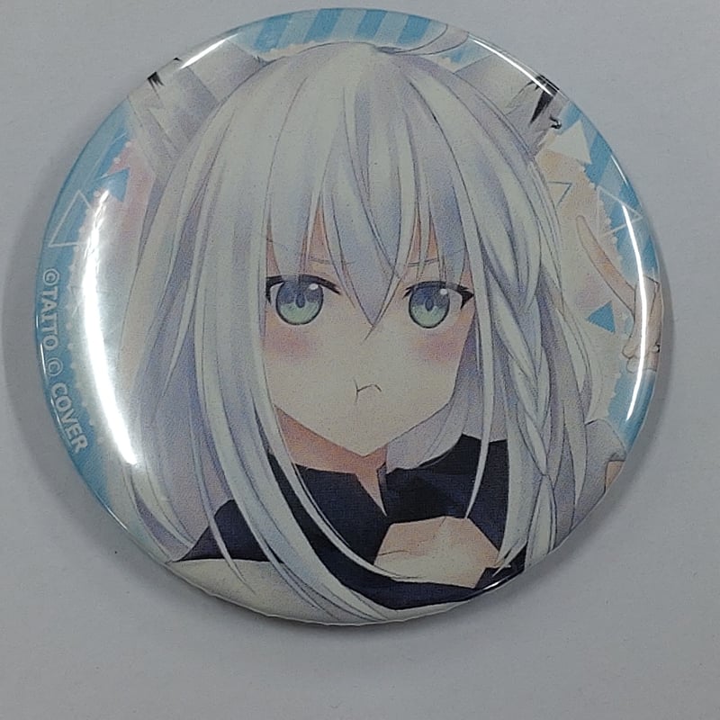 ホロライブ 白上フブキ ラクガキキングダム 缶バッジ 怒り顔 | K