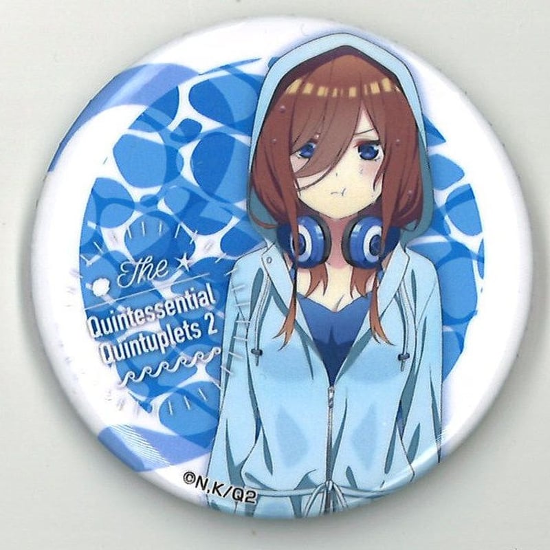 【限定】中野三玖　東京タワーPOP UP store 缶バッジ 限定品】五等分の花嫁 中野三玖 東京タワーPOPUP 缶バッチ