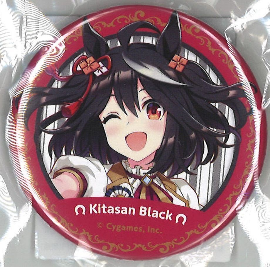 ウマ娘 キタサンブラック 公式缶バッジ ニュースターズ・ロゼver. | K