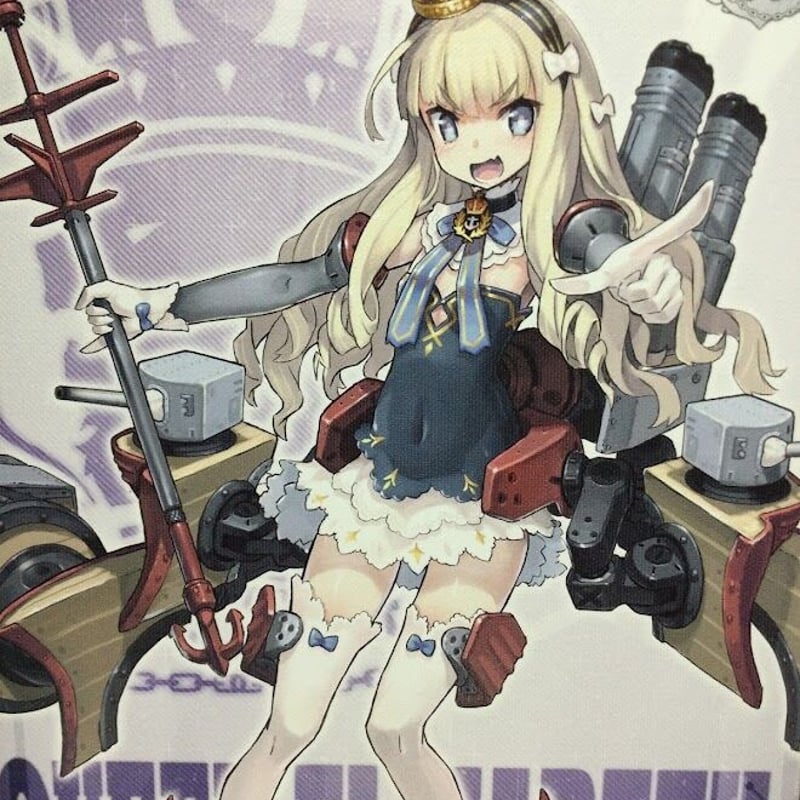 アズールレーン　クイーンエリザベス　複製原画 アズールレーン クイーンエリザベス キャンバスアート ※外装無し