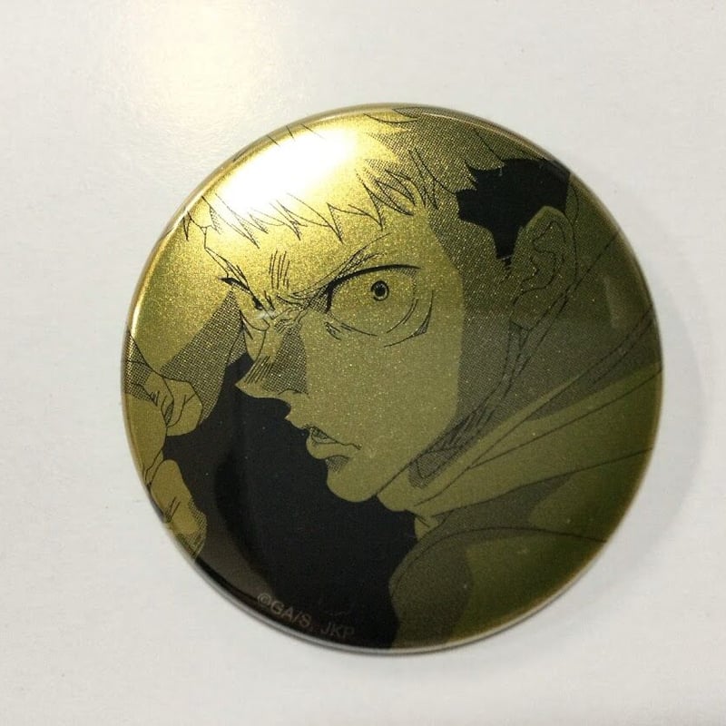 呪術廻戦 虎杖悠仁 缶バッジ MAPPA 10th ANNIVERSARY Since2011