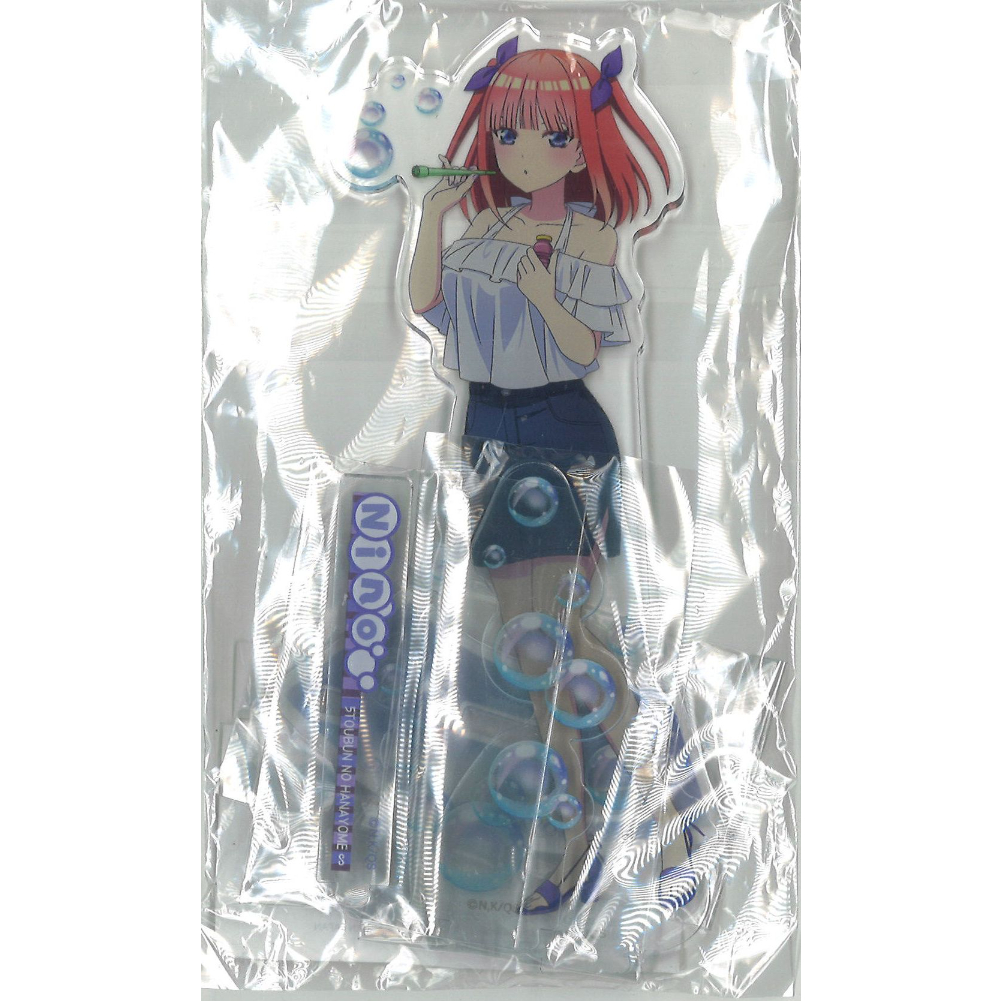 五等分の花嫁　アクリルスタンド くじコレ B賞 シャボンstyle 中野二乃 くじコレ 五等分の花嫁∽ ～シャボンStyle～ B賞 アクリル