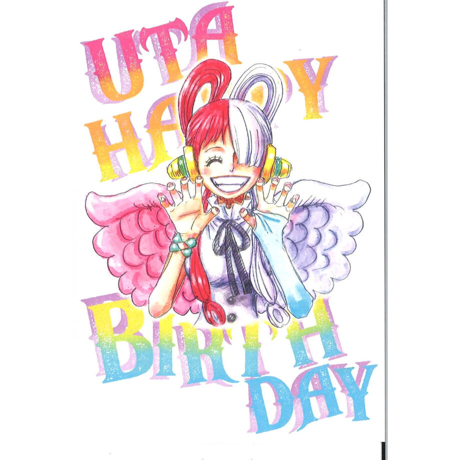 ONEPIECE FILMRED ウタ バースデーカード | K-BOOKS 秋葉原