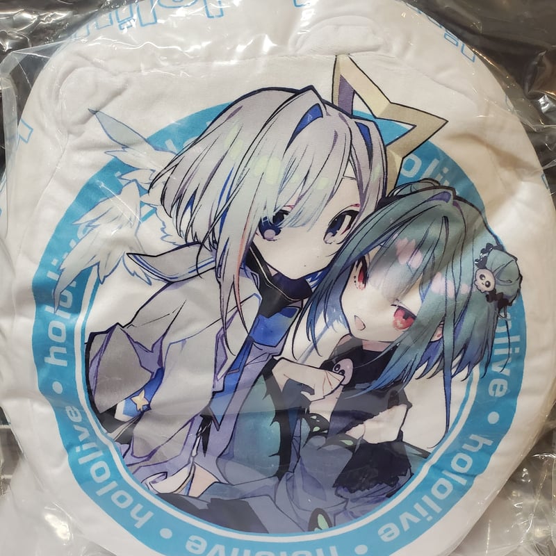 新品　【モーリーオンライン限定】ホロライブ　クッション　潤羽るしあ　天音かなた ホロライブ 潤羽るしあ 天音かなた モーリーオンライン