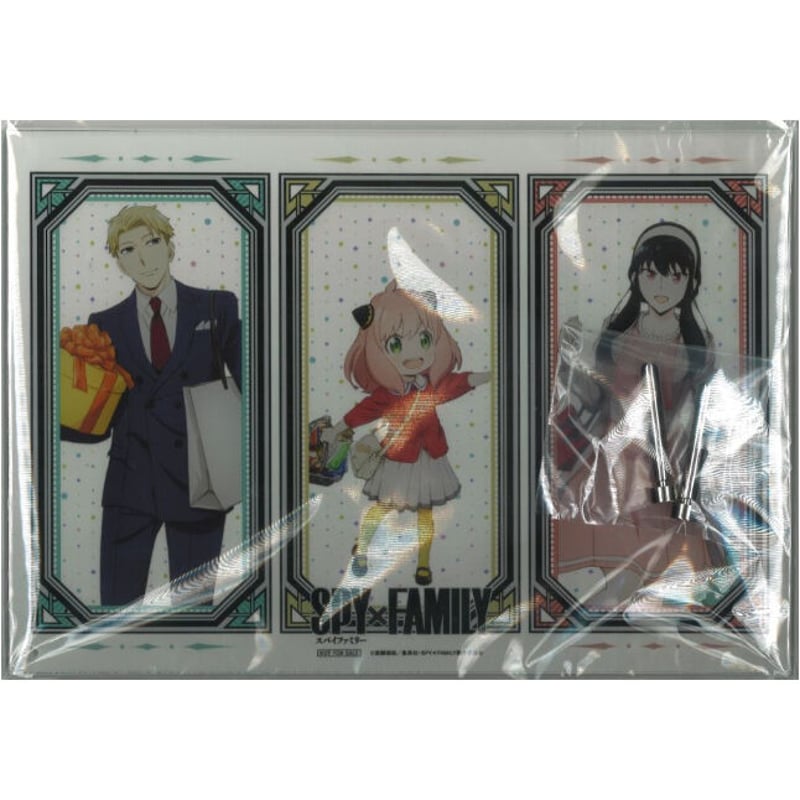 A賞】スパイファミリー マルイ お買い物 アクリルボード フォージャー家