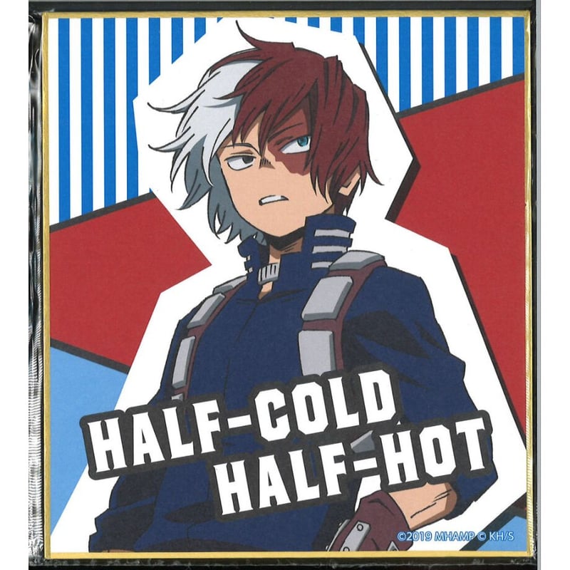 僕のヒーローアカデミア ミニ色紙 轟焦凍 （HALF-COLD HALF-HOT