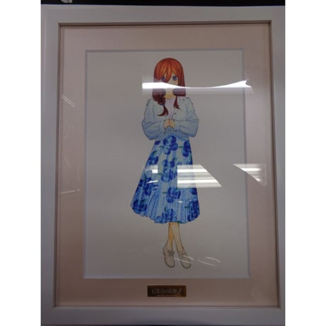 五等分の花嫁ffきゃにめ限定複製原画中野 三玖キャラファイングラフ