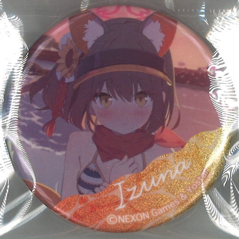 ブルーアーカイブ 国際展示場前ローソン販売 イズナ 缶バッジ | K