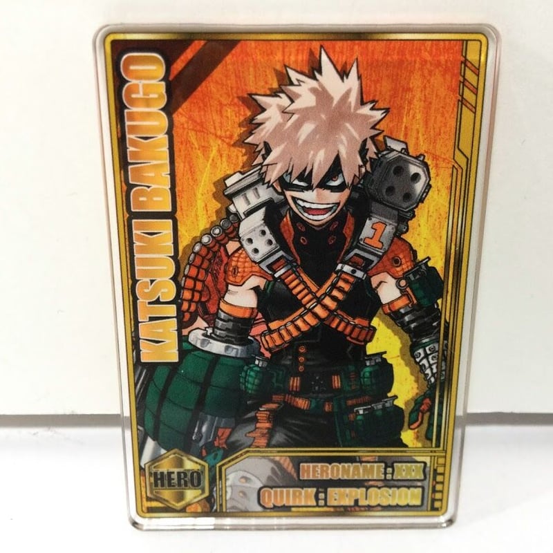 爆豪　ステータスカード　ヒロアカ 僕のヒーローアカデミア 爆豪勝己 ステータスカード | K-BOOKS