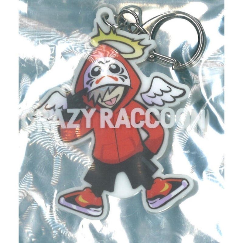 Crazy Raccoon CRストア アクリルキーホルダー だるまいずごっど Crazy Raccoon CRストア アクリルキーホルダー だるまいずごっど