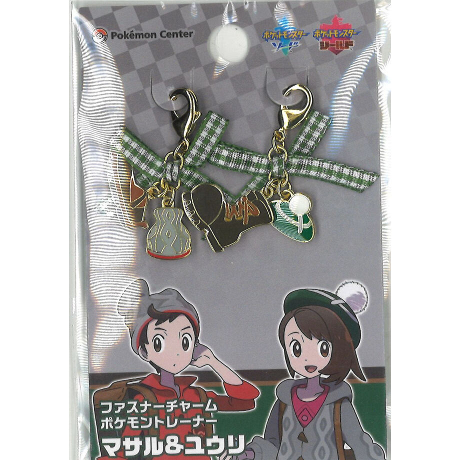 ポケモン ファスナーチャーム ポケモントレーナー マサル ユウリ | K