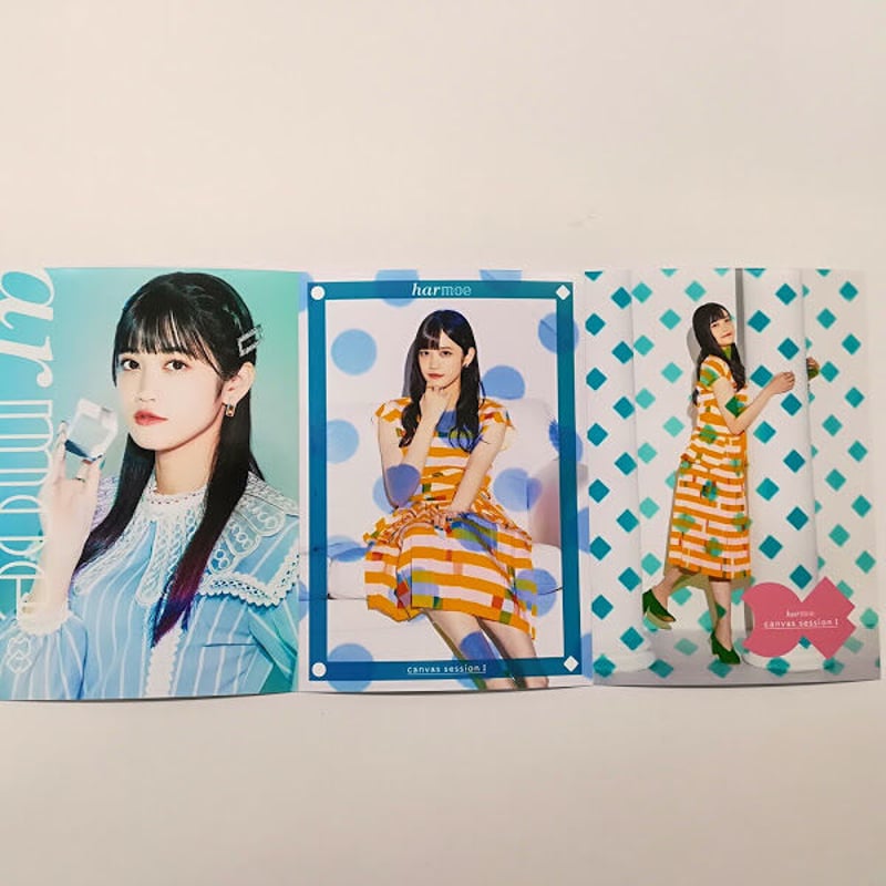 小泉萌香 ブロマイド 写真集 缶バッジ グッズセット 小泉萌香 ブロマイドセット harmoe canvas session Ⅰ | K-BOOKS