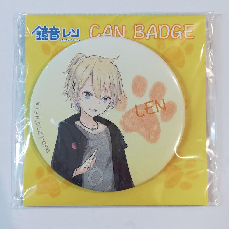 ボーカロイド 鏡音レン 缶バッジIllustration byR_りんご 先生