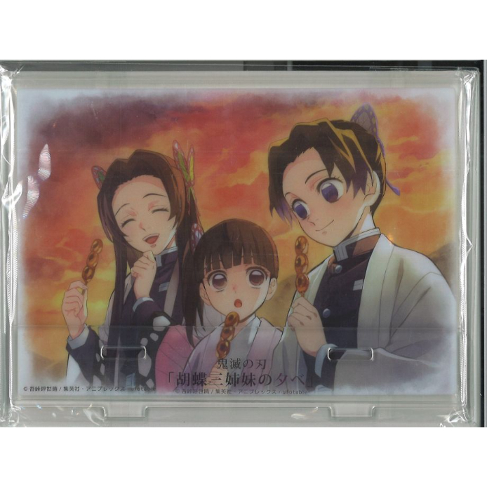 鬼滅の刃　胡蝶三姉妹の夕べ　アクリルスタンド　缶バッチ original