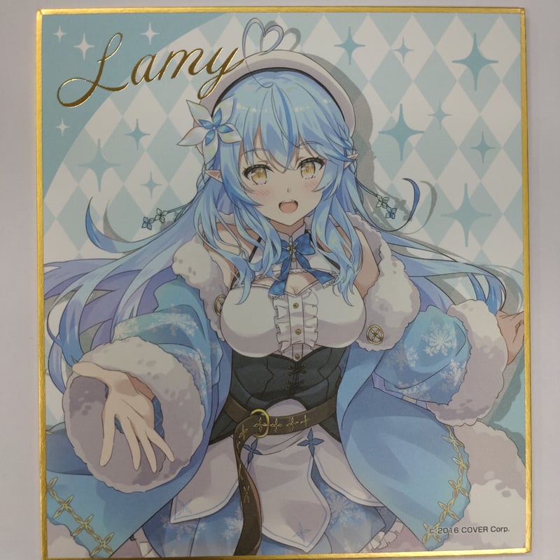 ホロライブフェスティバル 雪花ラミィ トレーディングミニ色紙 | K