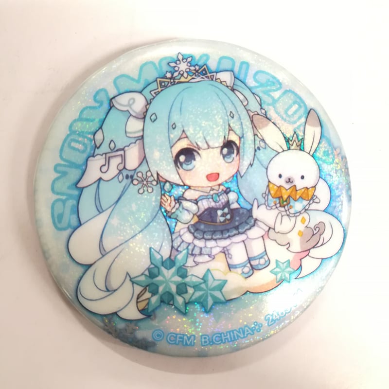 ボーカロイド 雪ミク 缶バッジ あそーと | K-BOOKS 秋葉原
