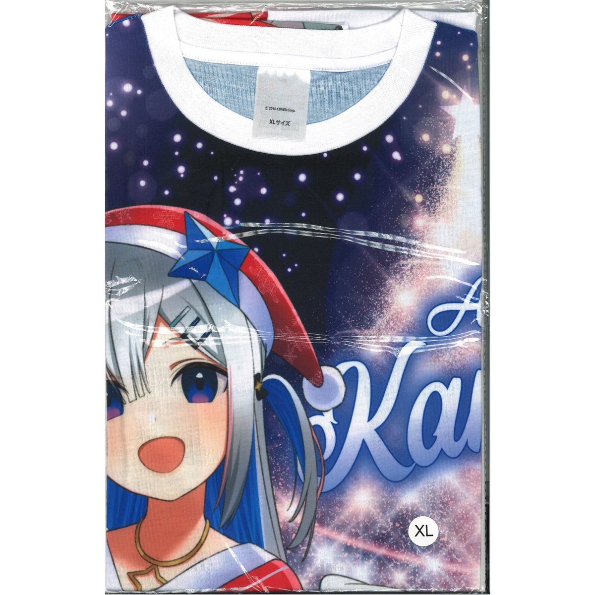 ホロライブ 天音かなた ニコチン+ポメ かなたそフルグラＴシャツ 衣類 天音かなた フルグラフィックTシャツ XLサイズ