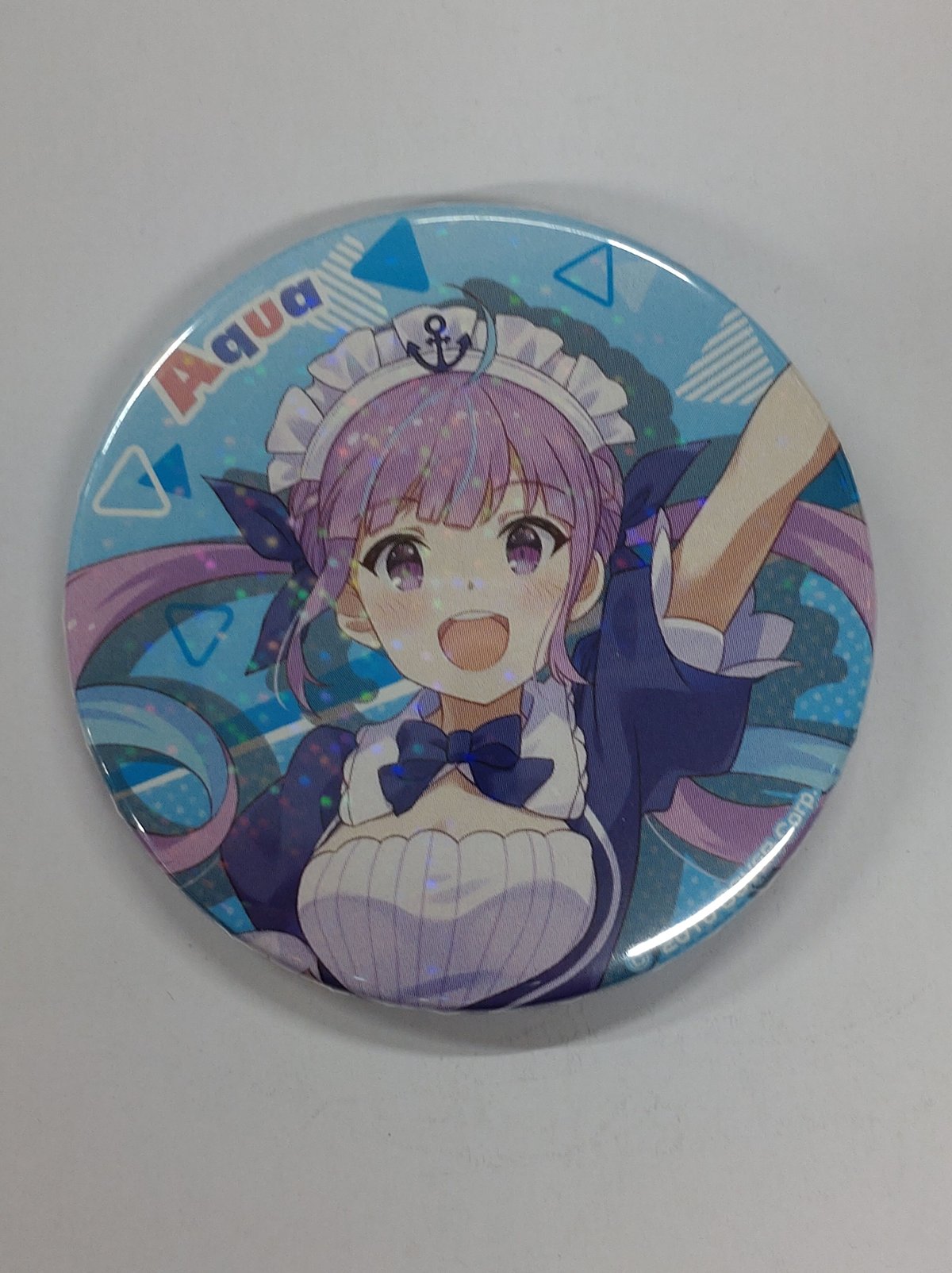 ホロライブ フェス 缶バッジ 湊あくあ ホロライブ おしゃべりフェス缶