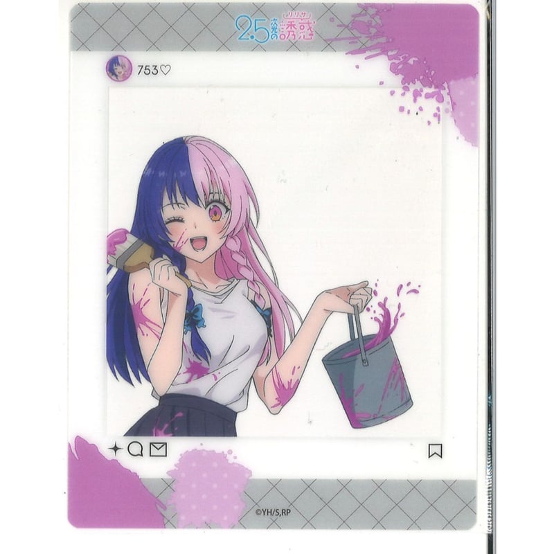 2.5次元の誘惑 特大ダイカットアクリルボード sns風クリアスナップ 2.5次元の誘惑 特大ダイカットアクリルボード sns風クリア