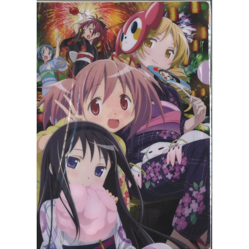 魔法少女まどか☆マギカ10（展）クリアファイル アーカイブ （集合・夏