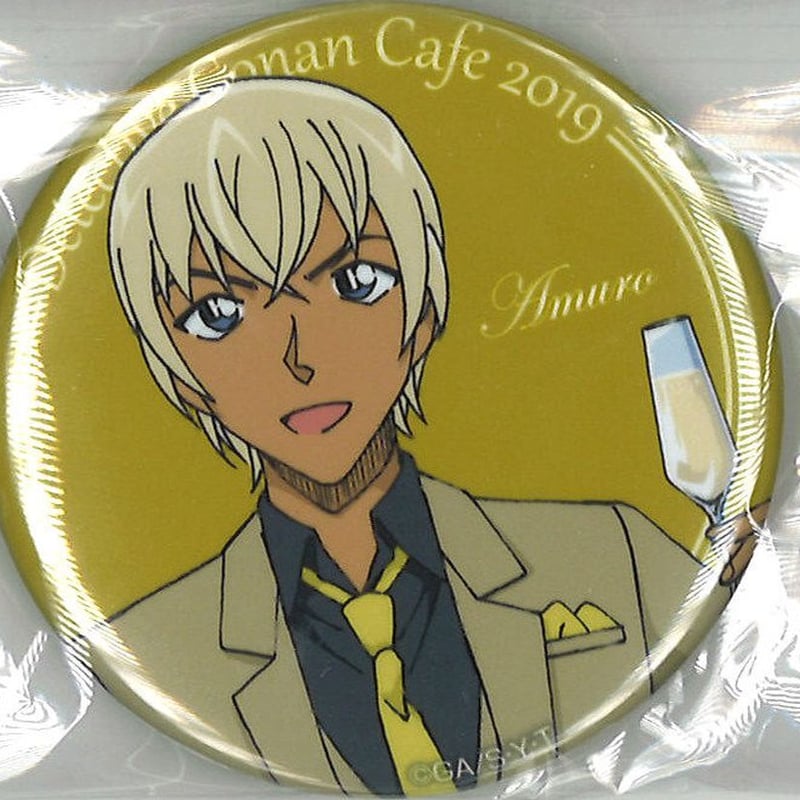 名探偵コナン　一番カフェ　缶バッジ　安室　赤井 名探偵コナン 一番カフェ 缶バッジ 赤井 激レア】安室透 赤井秀一 1