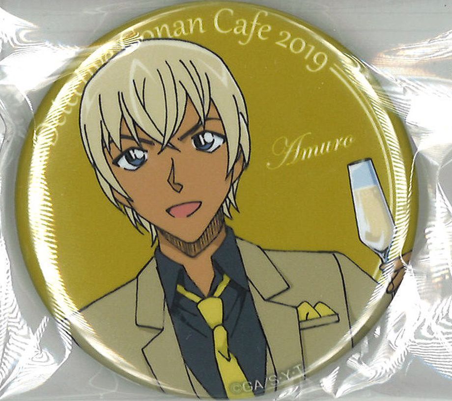 名探偵コナン コナンカフェ2019 缶バッジ 安室透 | K-BOOKS 秋葉原