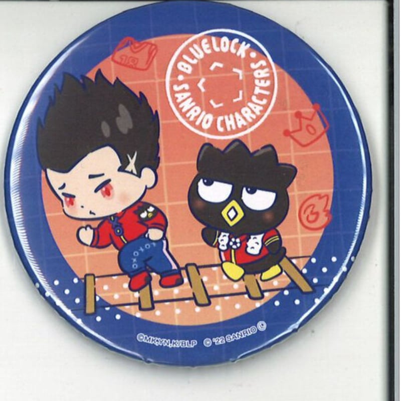 ブルーロック　馬狼照英12点　トレーディングホログラム缶バッジ　マズル　原作絵 Barou Shouei - Badge - Blue Lock (馬狼照英 「ブルーロック