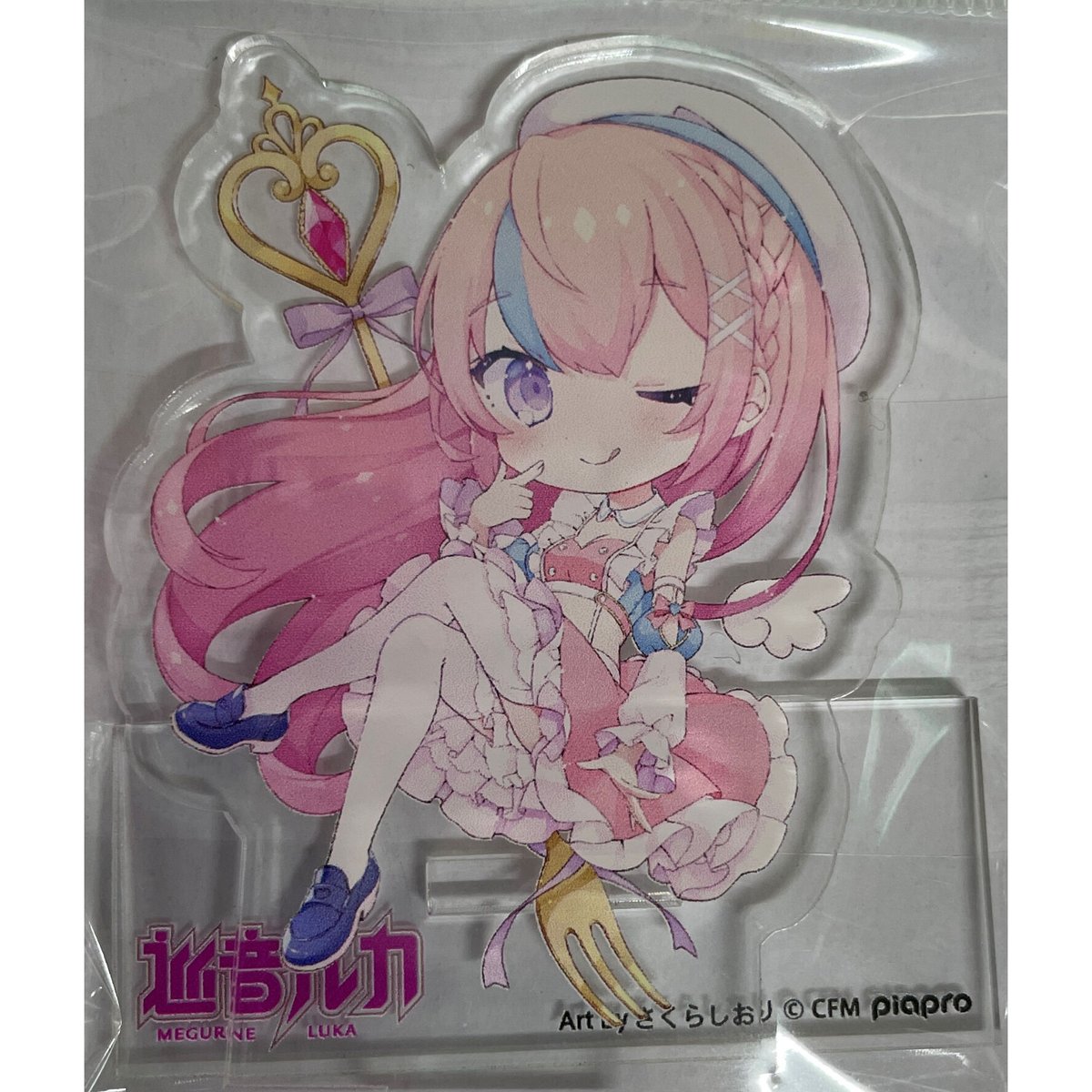 ボーカロイド 巡音ルカ ちびキャラアクリルスタンド 不二家のお菓子 