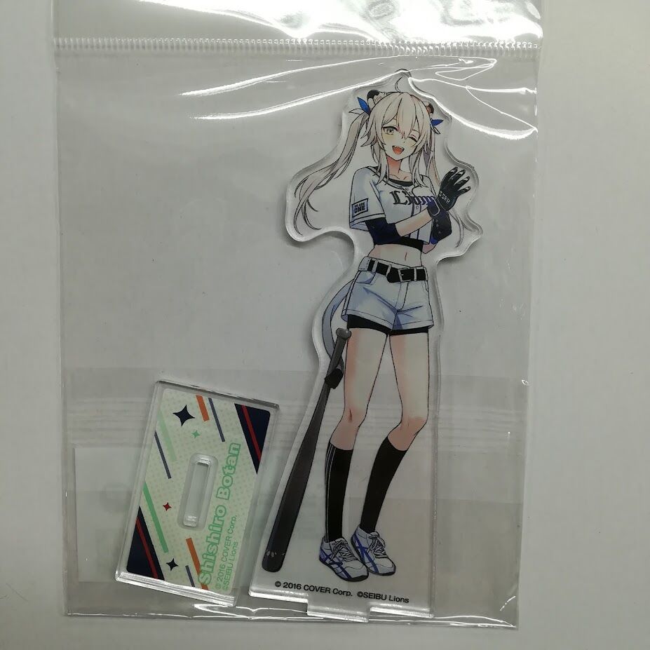 ホロライブ×パ・リーグ 6球団 埼玉西武ライオンズ/獅白ぼたん フェイスタオル ホロライブ×パ・リーグ6球団 獅白ぼたん コンプリートセット