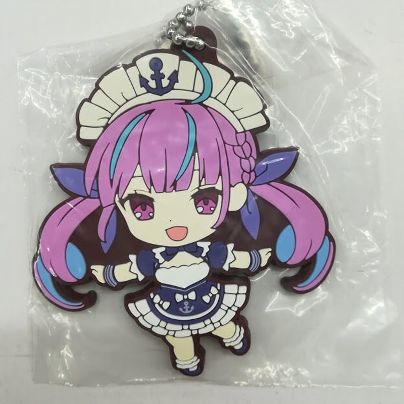 ホロライブ 湊 あくあ ラバスト 箱付き未開封 ラバーストラップ ぺたん娘 ホロライブ 湊 あくあ ラバスト 箱付き未開封 ラバーストラップ